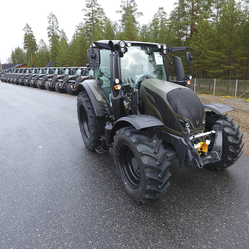 valtra unlimited custom tractor for defence and military purposes